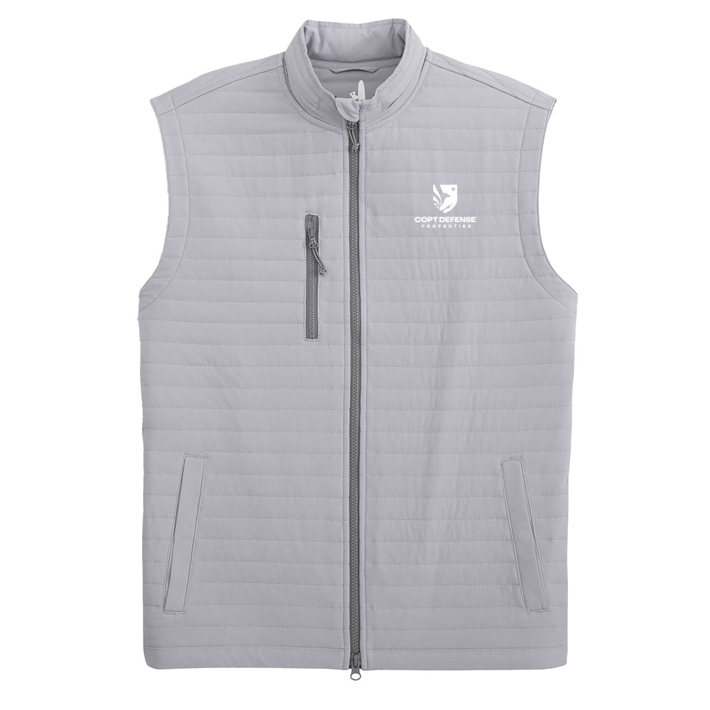 CDP Johnnie-O Mens Crosswind Performance Vest (Grey)
