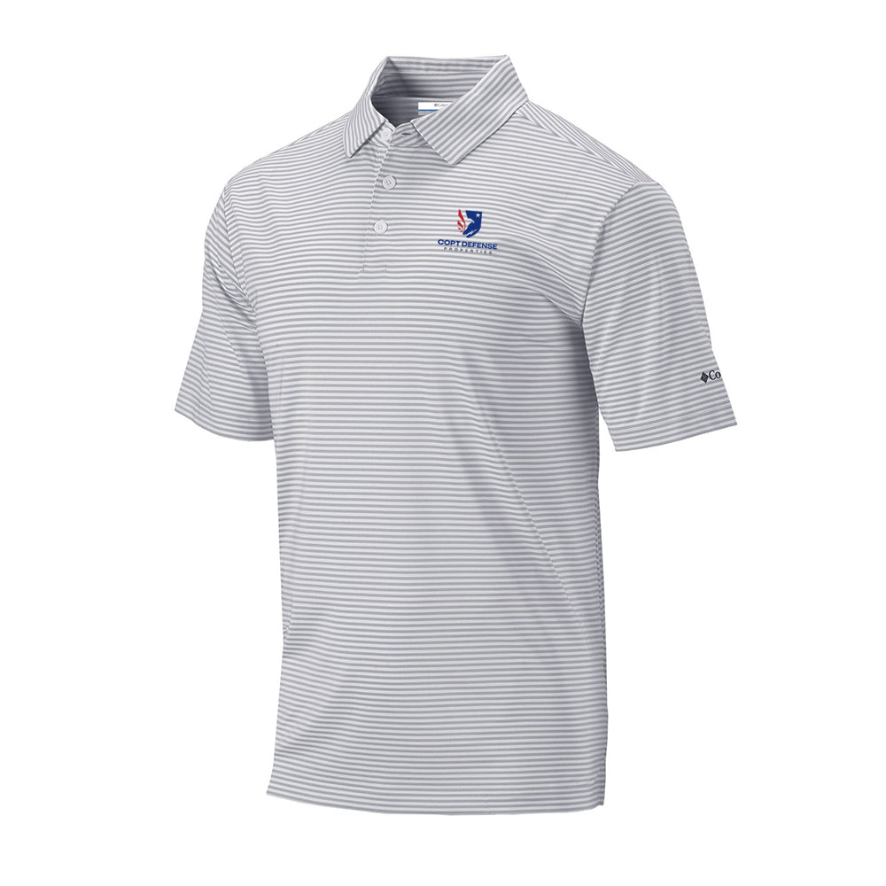 CDP Columbia Mens OMNI WICK Invite Polo (Cool Grey)