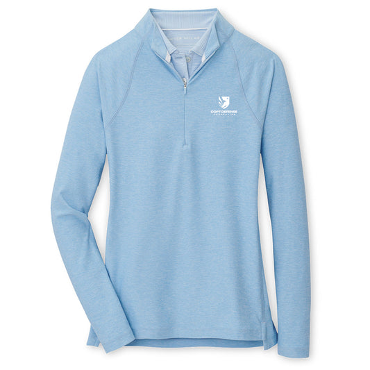 CDP Peter Millar Women's Melange Raglan Sleeve Perth Layer Quarter-Zip