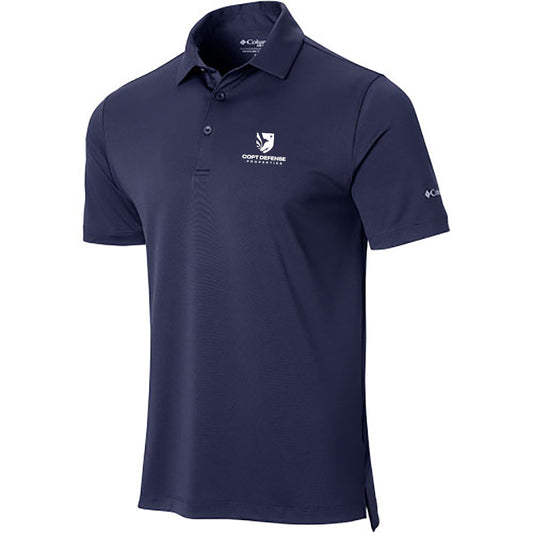 CDP Columbia Mens OMNI WICK Drive Polo (Navy)