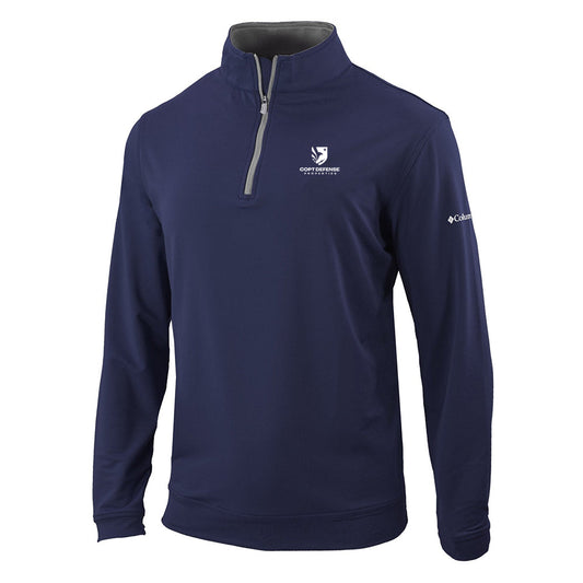 CDP Columbia Mens Wickam Hills 1/4 Zip (Navy)