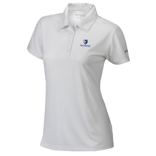 CDP Columbia Womens OMNI WICK Birdie Polo (White)